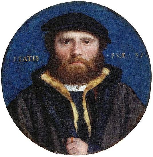 Hans holbein the younger Portrait of an Unidentified Man, possibly the goldsmith Hans of Antwerp oil painting picture